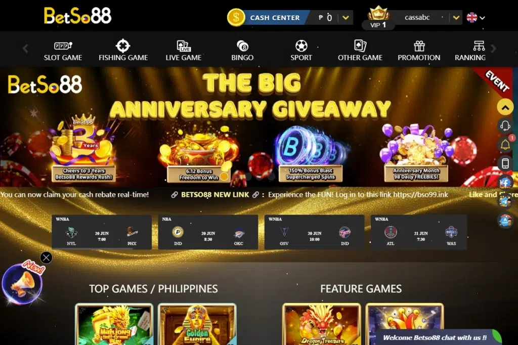 Betso88 VIP loyalty program interface showing tier rewards